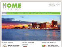 Tablet Screenshot of homebyallyson.com